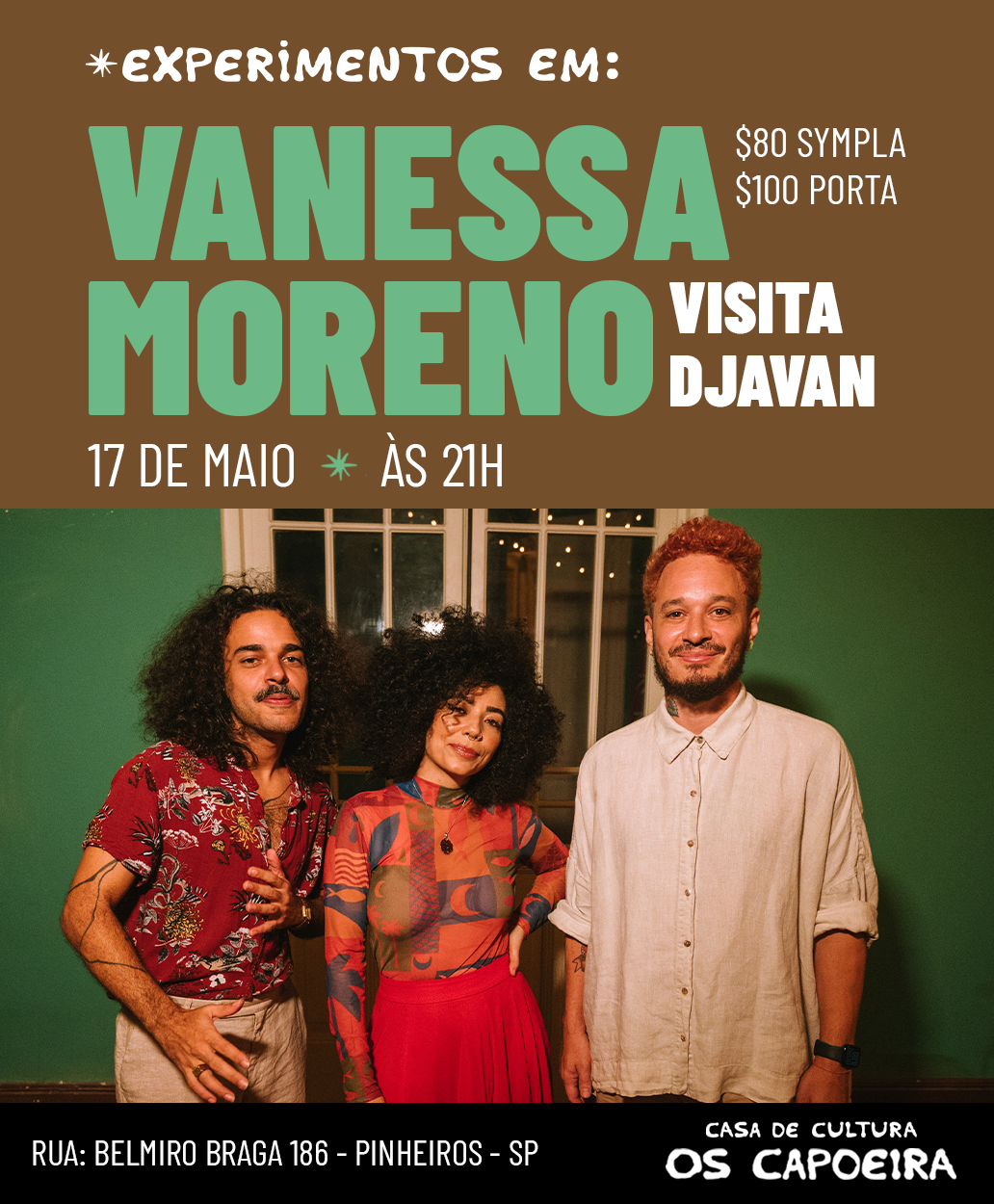 Experimentos em: Vanessa Moreno visita Djavan 17/05