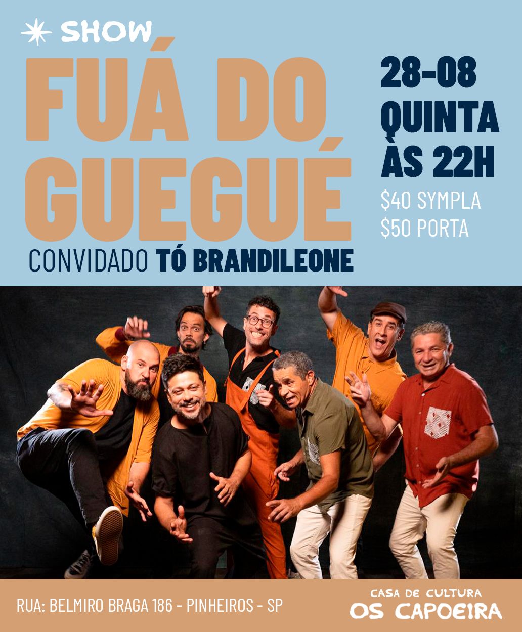 Fuá do Guegué convida Tó Brandileone