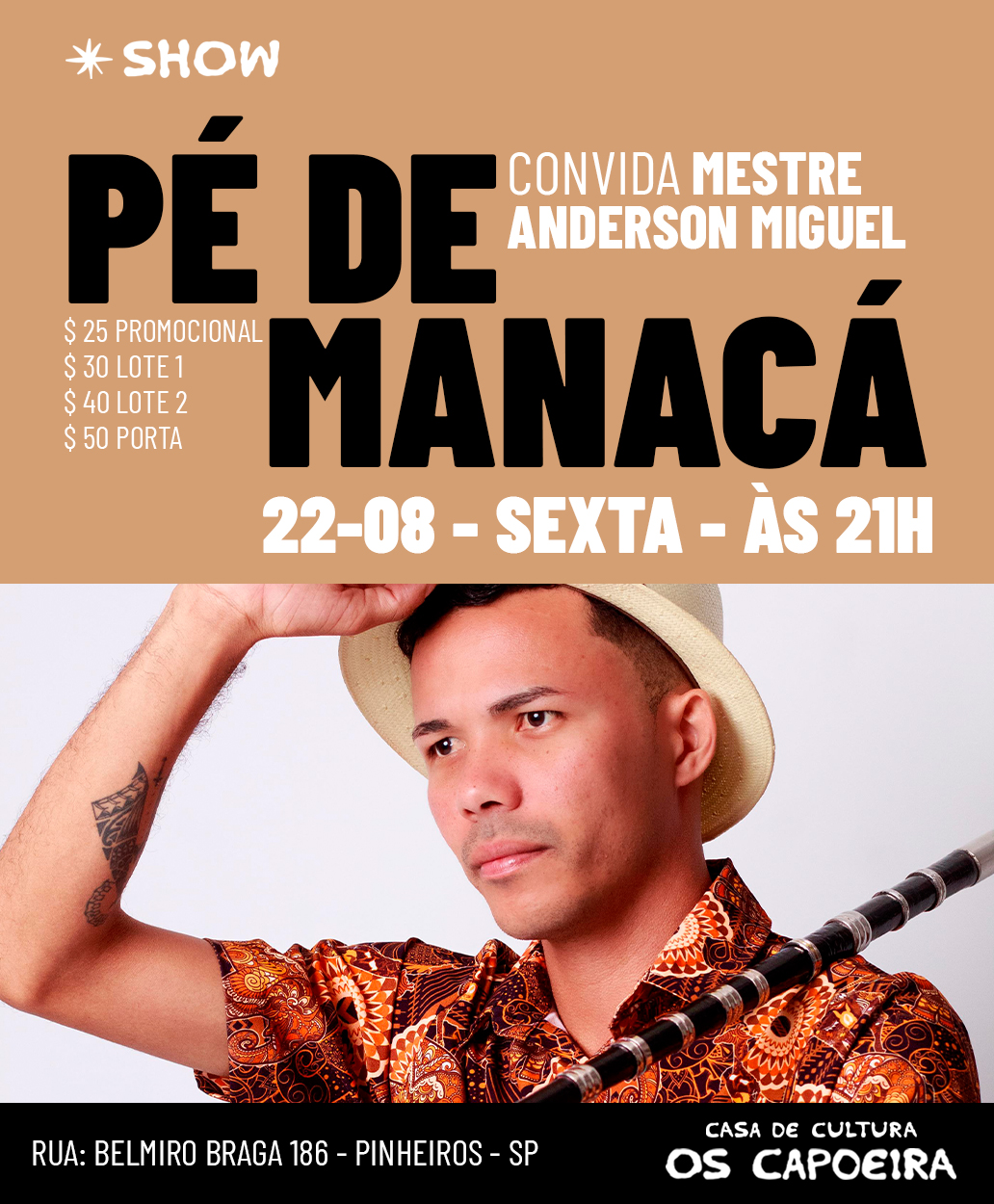 Pé de Manacá convida Mestre Anderson Miguel