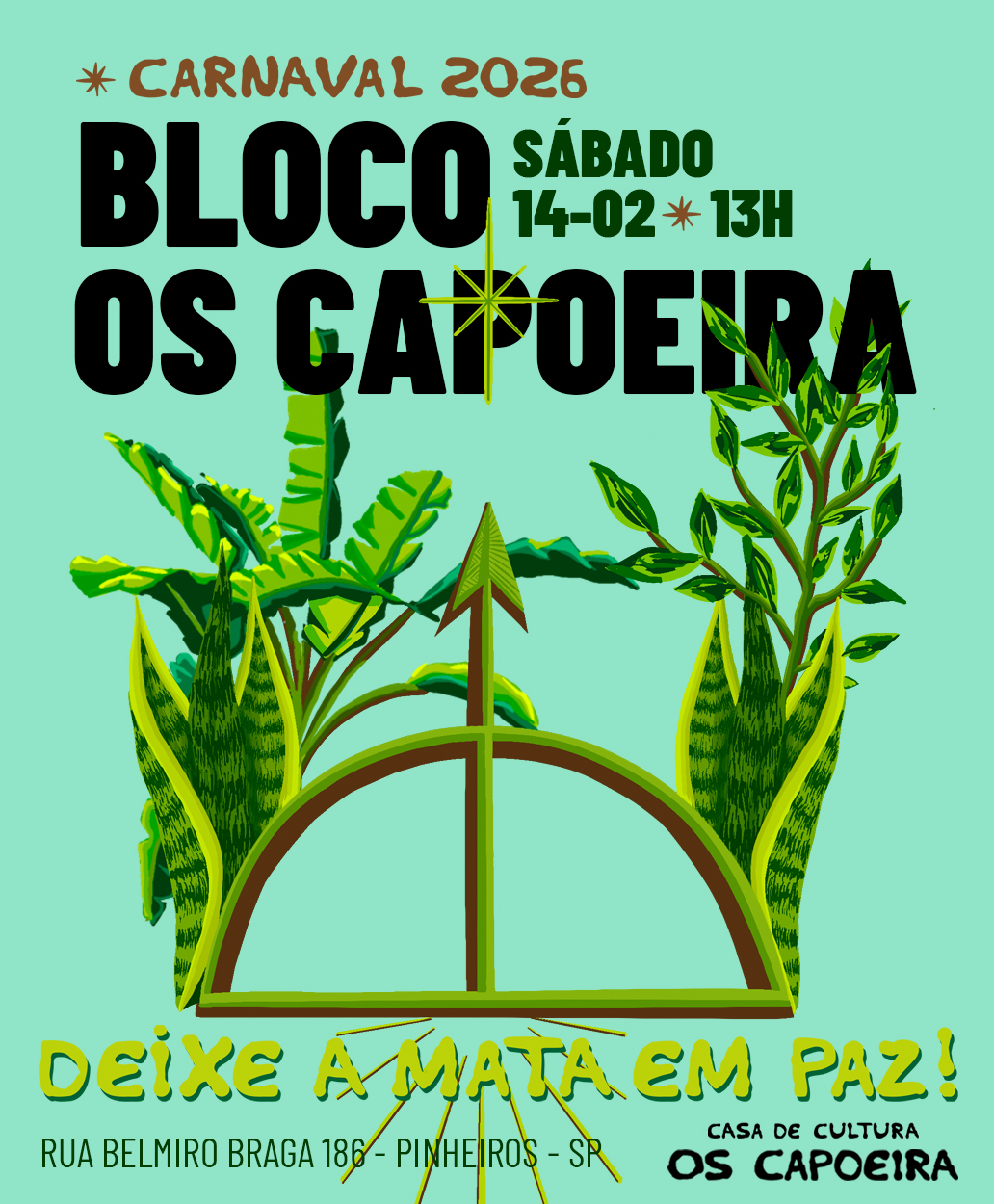 O Bloco Os Capoeira já tem tema para o Carnaval 2026!